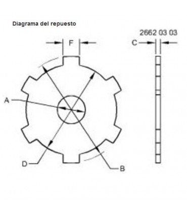 Plato Embrague Usado John Deere R95378