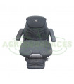 Asiento neumático Negro usado JD serie 6020 AL157569