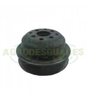 Polea acanalada del ventilador usada John Deere R128659