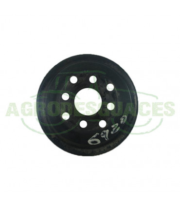 Polea acanalada del ventilador usada John Deere R128659