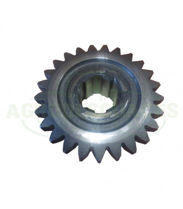 Piñón estriado con cuello T25 usado Tractor Massey Ferguson 1692496M1