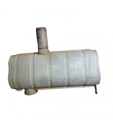 Silencioso de escape usado para tractor John Deere Al37167